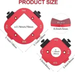 2 Pack Router Corner Radius Jig Template - Image 4