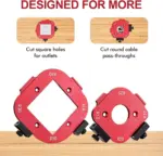 2 Pack Router Corner Radius Jig Template - Image 5
