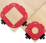 2 Pack Router Corner Radius Jig Template