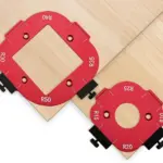 2 Pack Router Corner Radius Jig Template