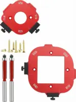 2 Pack Router Corner Radius Jig Template - Image 3