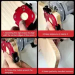 2 Pack Router Corner Radius Jig Template - Image 2