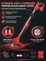Bivarlo™ 3 In 1 Cordless Weed Wacker Grass Trimmer - Image 5